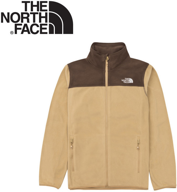 The North Face 男 輕量刷毛立領外套《石褐棕》