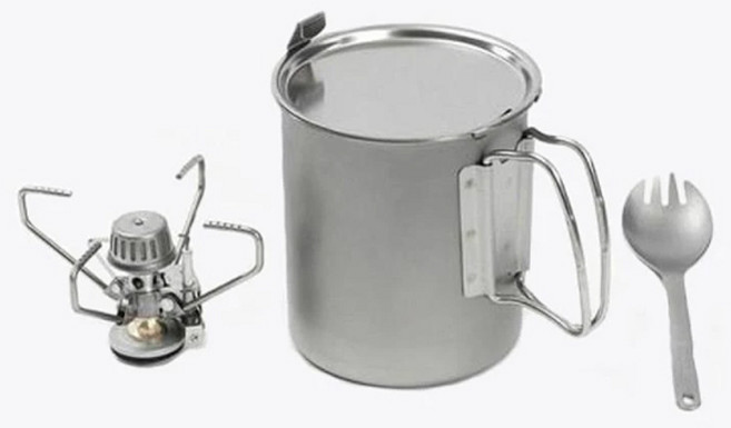 스노우피크 스타터세트 기가파워스토브 티타늄700 스포크 차박 낚시 백패킹, 1개