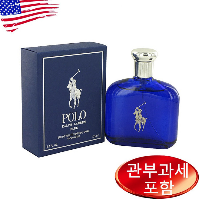Polo Blue 4.2 oz EDT MEN, 125ml, 1개