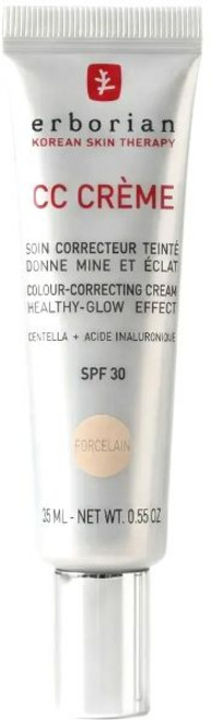 New 에르보리앙 cc크림 SPF30 PA+++ [정품배송] erborian New CC Creme, 1개, 15ml, 포슬린