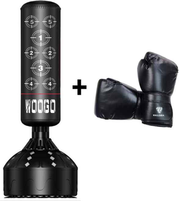 샌드백 복싱 권투 가정용 스탠딩 체육관 이종 격투기 기본형 170cm 원통형, 샌드백 기본형(185cm)