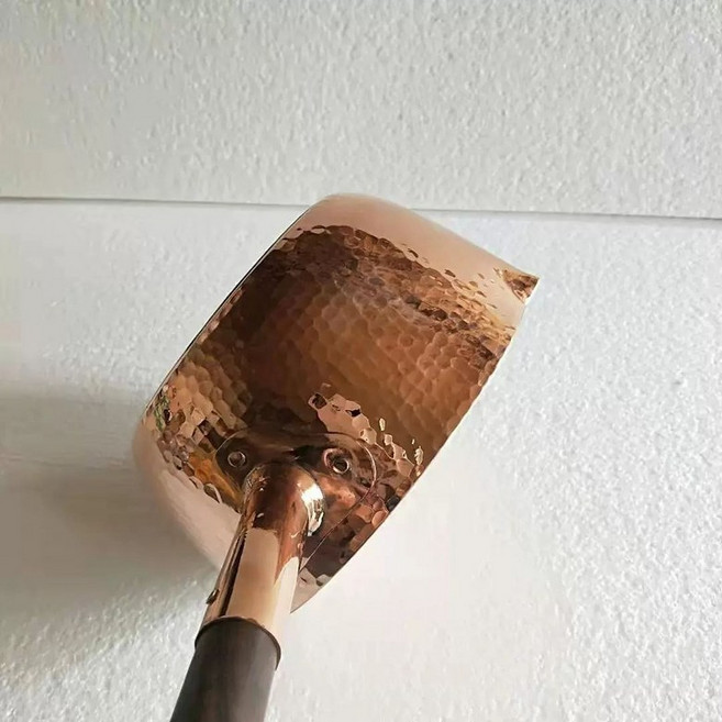 구리냄비 동냄비 캠핑 냄비 샤브샤브 식당 가정용 훠궈, 1개, 입구 20cm 10cm 가스 망치질, 1cm