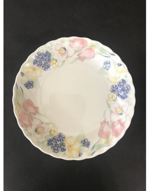 東昇瓷器餐具 大同強化瓷器 雪蓮湯盤, 1個, N7182直徑20.5cm高3.8cm