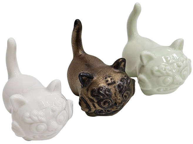 굿럭오브제 미니 해태상, 3종 세트