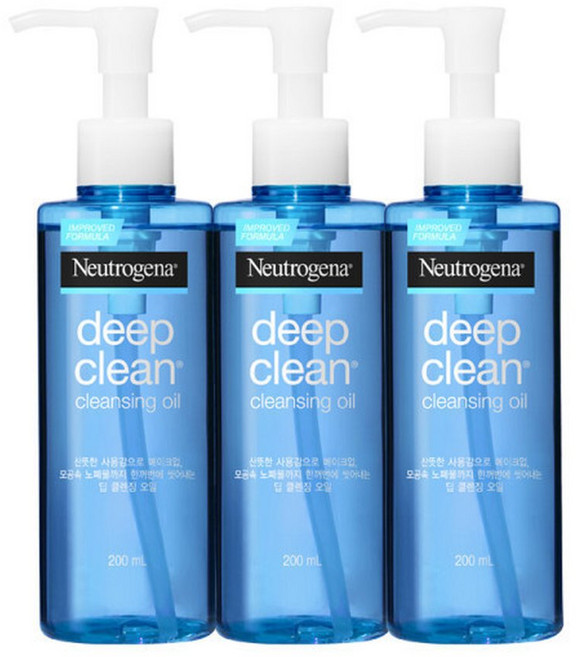 뉴트로지나 클렌징 오일 200ml x3 /, 3개