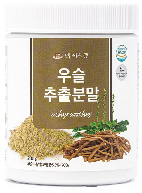 백세식품 우슬추출분말, 2개, 200g