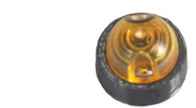 DJ 1/10 Rc 자동차 라운드 램프 컵 전등 갓 라이트 커버 범용 DIY 수정 조명 크롤러 업그레이드 액세서리, 01 노란색