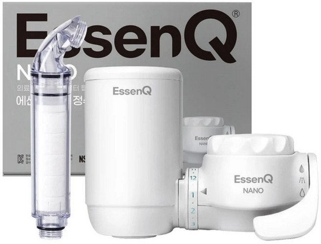 에센큐 나노 NANO 직수 정수기 (코브라형/핸디형) - 의료용 마이크로필터 탑재 주방용 정수기 마시고 요리하고 세척하는 수도꼭지정수기, 핸디형