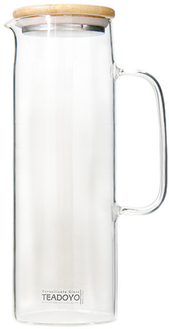 티도요 내열유리물병 1.2L 1.5L 가정용물병, 1개
