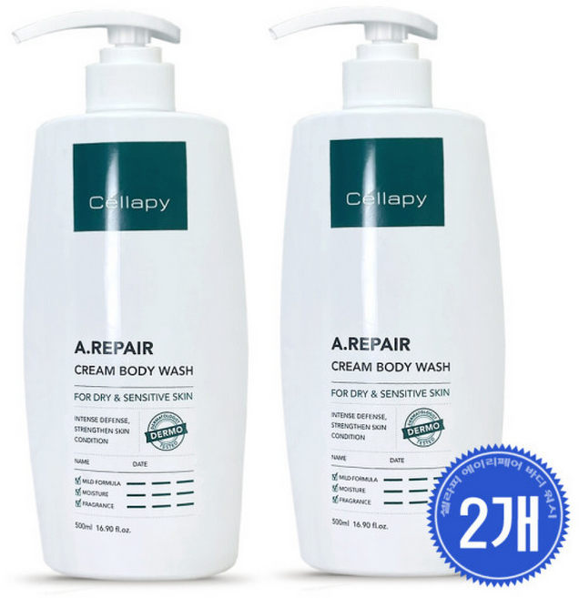 셀라피 에이 리페어 크림 바디워시, 500ml