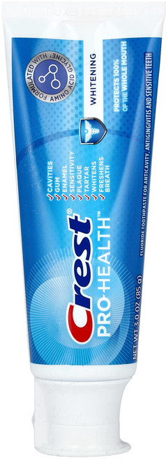 특별한효과 Crest Pro-Health 불소 치약 미백 85g(3oz) 곧일시품절됩니다, 1개, 85g
