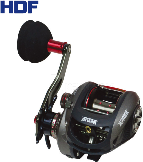 HDF 파워 어택 베이트릴 30 낚시릴 문어 갑오징어 쭈꾸미 지깅, 우핸들