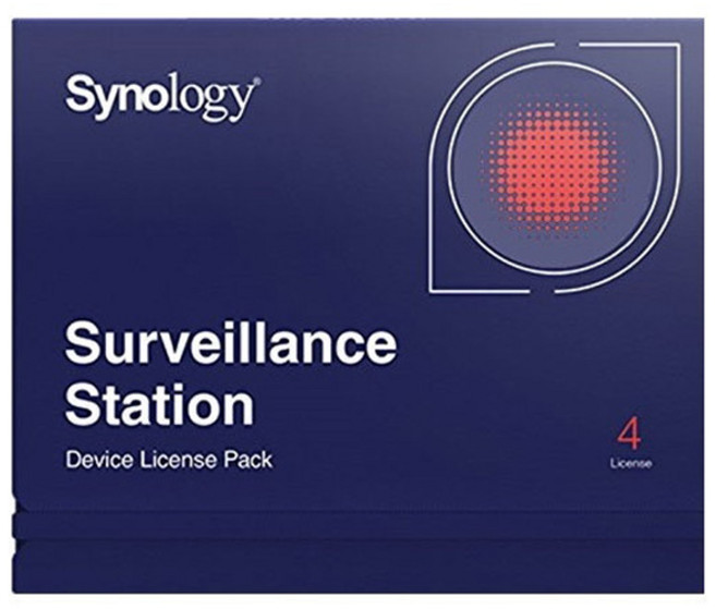 Synology 群暉科技 Surveillance Station監控裝置許可證包 4, DEVICE-LICENSE-PACK4