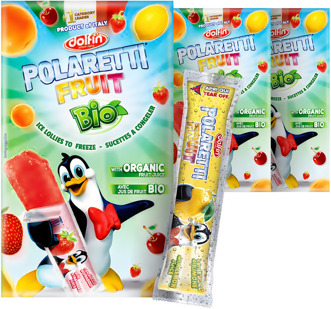 폴라레티 유기농 후르츠 바이오 아이스바, 40ml, 30개