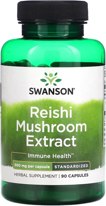 Swanson 영지버섯 추출물 표준화 500mg 캡슐 90정, Swanson영지버섯추출물표준화500mg캡슐90정, 1개 - 쿠팡