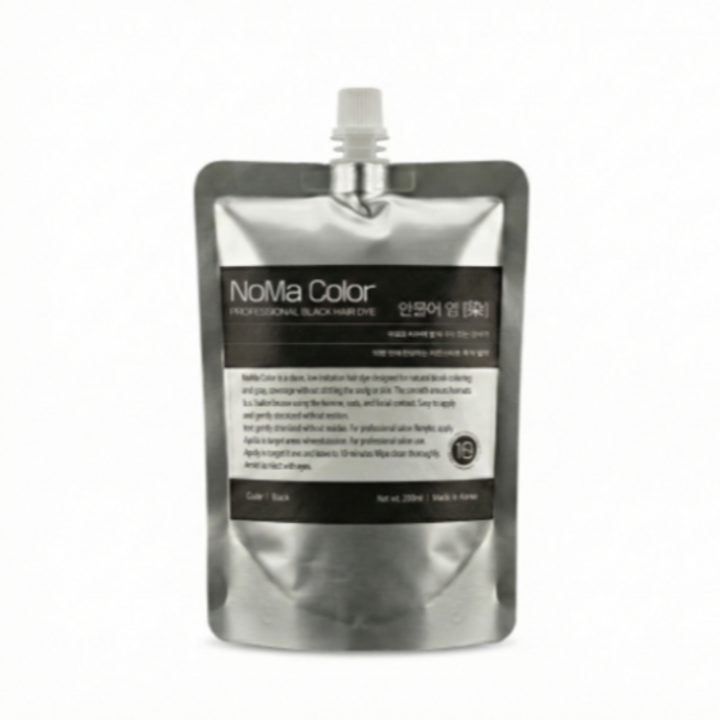 3차 예약주문 / 4월 9일 순차적 출고[2+1] 노마컬러 안묻어염 블랙 300g ( 두피 피부에 안묻는 염색약 ), 1개