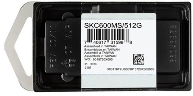 Kingston SKC600 mSATA SSD 512GB 固態硬碟, SKC600MS