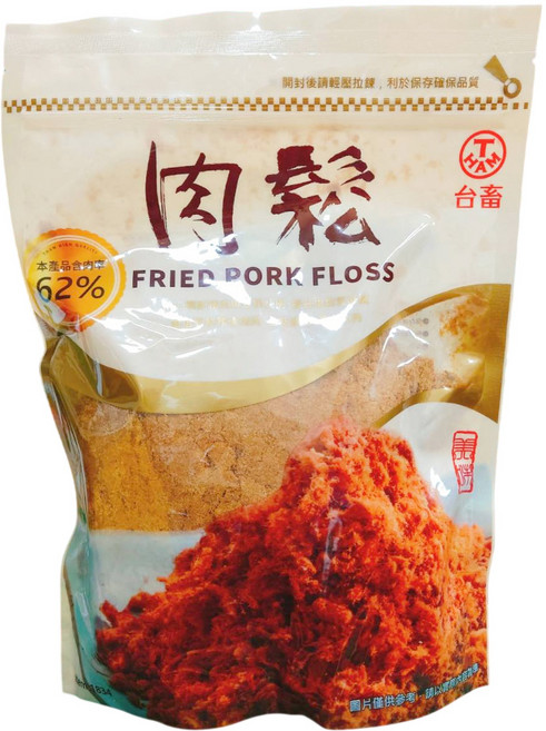 台畜 肉鬆 1公斤, 1kg, 1個