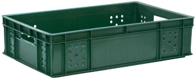 CP 빵상자 5호 녹색 재생 손잡이 식품 플라스틱 박스 용기 운반 마트 업소 보관 정리 제빵