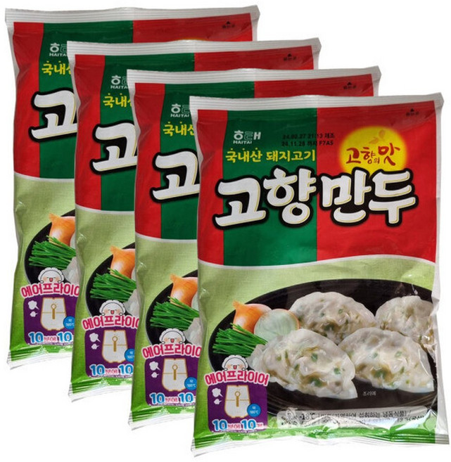 해태 고향만두 300g x 4개