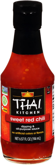 Thai Kitchen Gluten Free Sweet Red Chili Dipping & A 타이 키친 프리 달콤한 레드 칠리 디핑 & 올 퍼포즈 소스 6.57 fl oz, 1개, 194ml