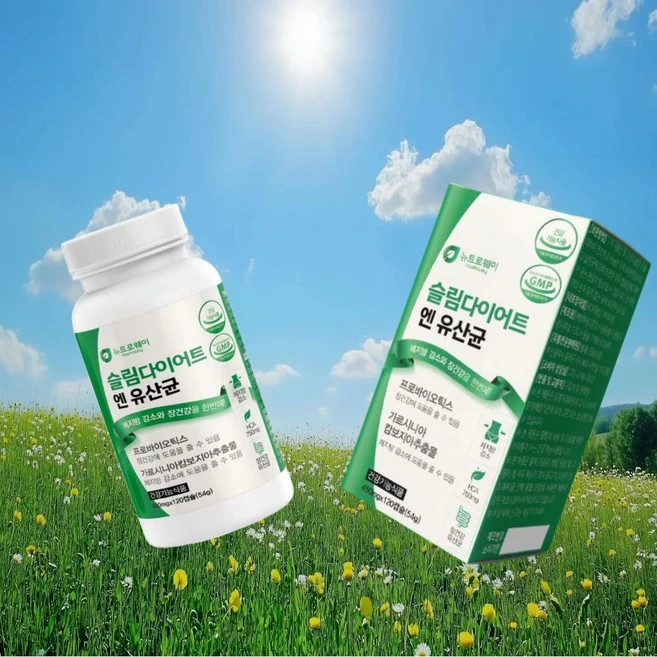 직장인여성 40대 다이어트+장건강 가르시니아+유산균 1개월분 체지방감소 배변쾌변 HCA, 1개, 54g - 쿠팡