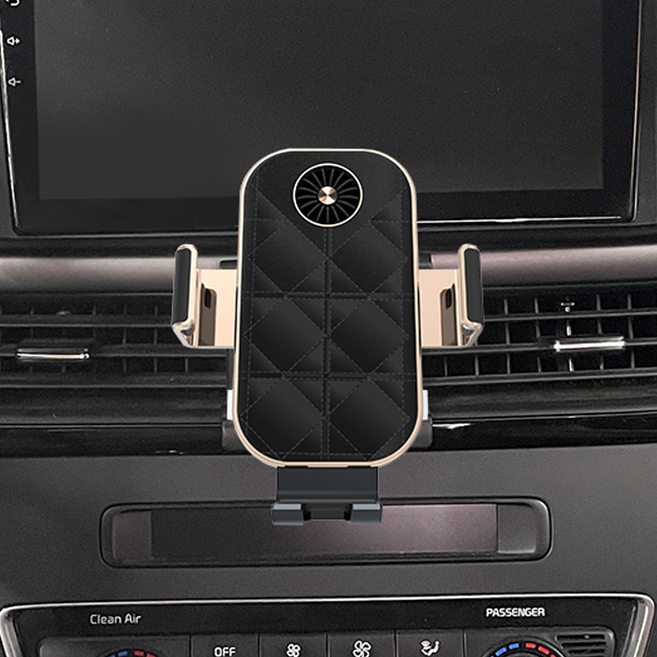 지시그니처 K5 JF 2015~20 핸드폰 무선충전 쿨링팬 거치대 C38A3-YS, 블랙, 1개