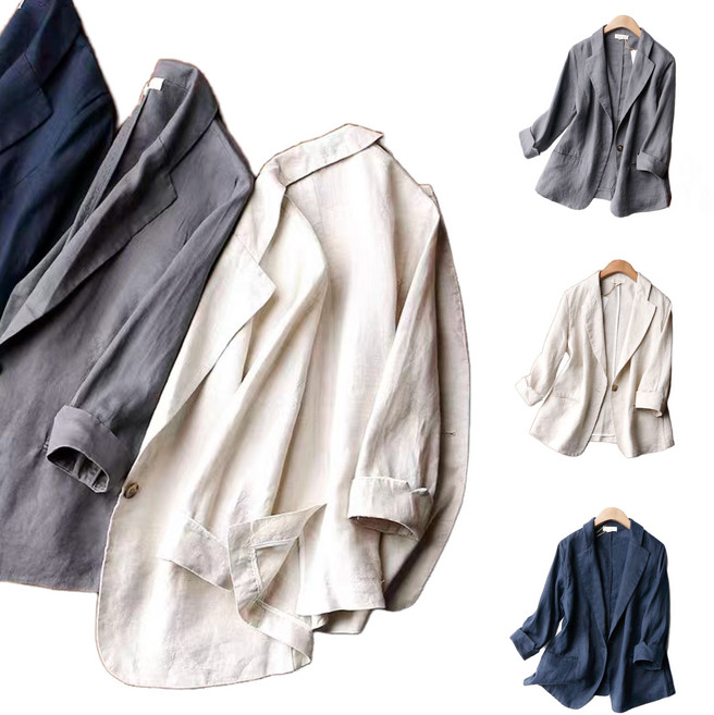 에쥬아 여름 얇은 정장자켓 오피스룩 하객룩 블레이저