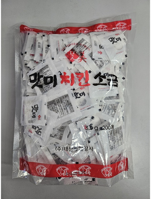 태산 맛미 치킨소금 깨맛소금 3.5g x 200개입, 1세트