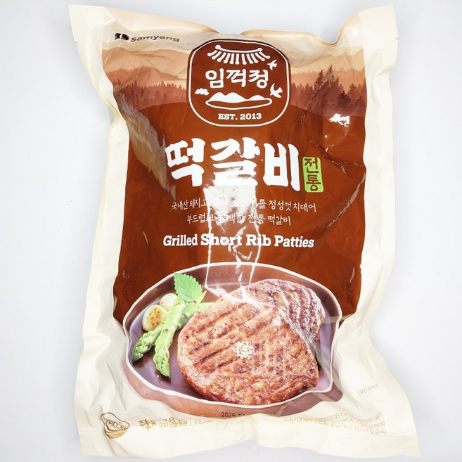 삼양 모닝하임 명품 임꺽정 떡갈비 수제 패티 1.4kg, 6개