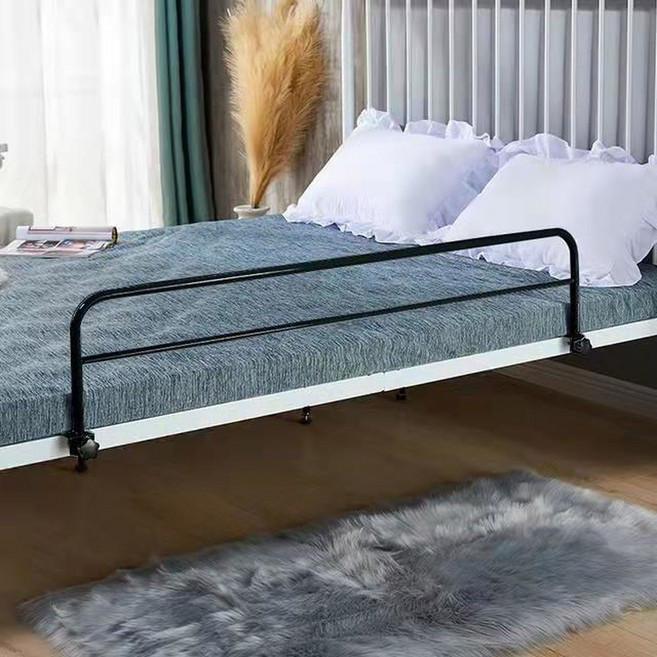 칸막이 안전 안전가드 가드 낙상방지가드 어르신 지지대 안전바 방지 돌침대 침대, 블랙길이120cmX높이30cm, 한 벌