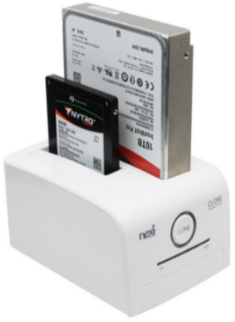 넥시 USB3.0 2베이 하드 도킹스테이션 NX-608U30W, 14336GB, BLACK(블랙)