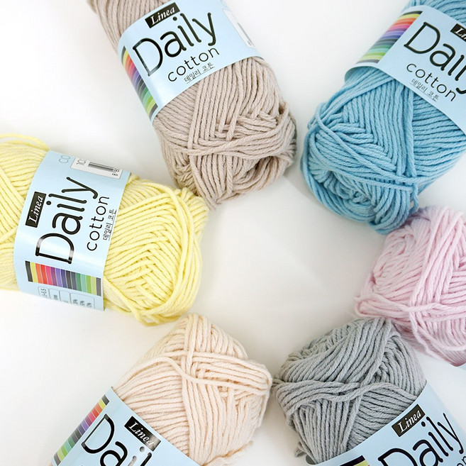 데일리코튼/뜨개실/뜨개질실/손뜨개/인형실/프랜즈얀, NO. 163, 1개