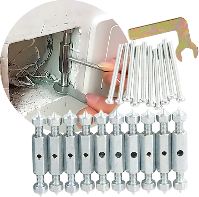 리치봄 간편한 벽콘센트 수리 키트 고정 지지대 고정바, 10세트