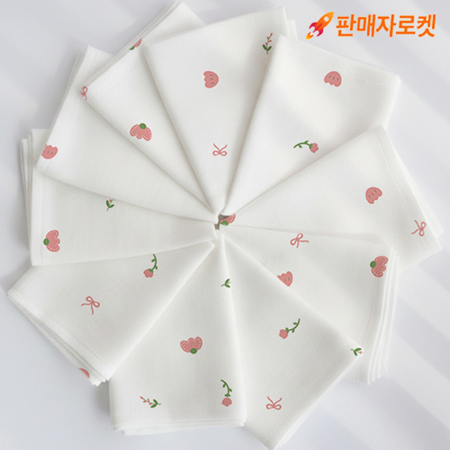 코코자네 밤부 100% 시그니처 손수건 10장