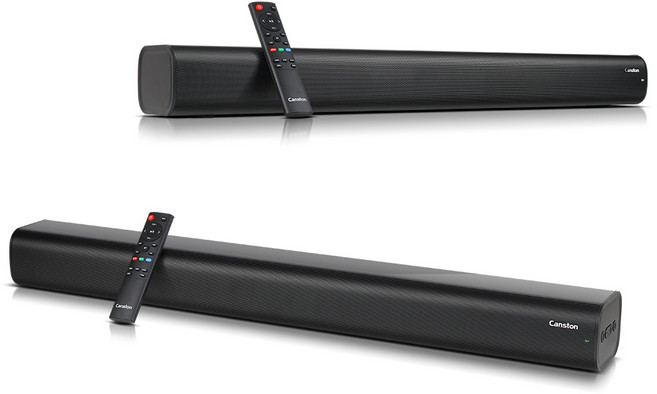 캔스톤 TV 블루투스 입체사운드 프리미엄 하이그로시 사운드바 + 리모컨, T230X
