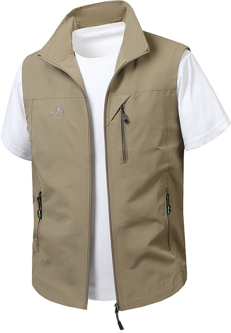 빅사이즈 남성 캐주얼 조끼 베스트 루즈핏 슬림 등산 낚시 작업조끼 코트 사계절용