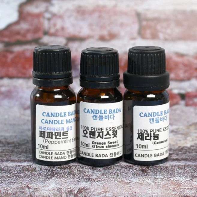 Oil kit - 벌레기피 3종.페파민트.오렌지스윗.제라늄 (각10ml), 1개, 10ml - 쿠팡