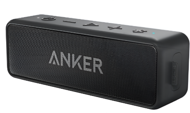 앤커 사운드코어2 블루투스 스피커, 블랙, A3105 (방수)