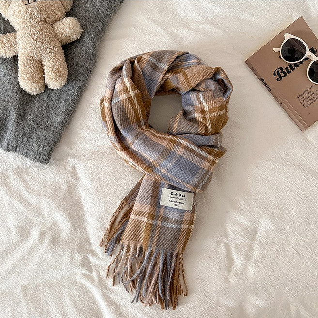 루나핏 숄가디건 캐시 목도리 머플러