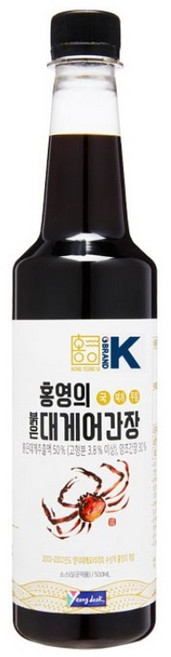 홍영의 붉은대게 어간장, 500ml, 1개