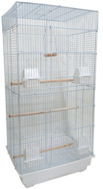 화이트 대형새장 2단 3014 앵무새 새장 슈가글라이더 케이지 앵무새장 버드케이지