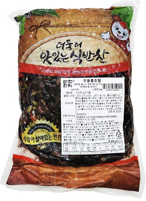 반찬단지 모듬콩조림, 2kg, 1개
