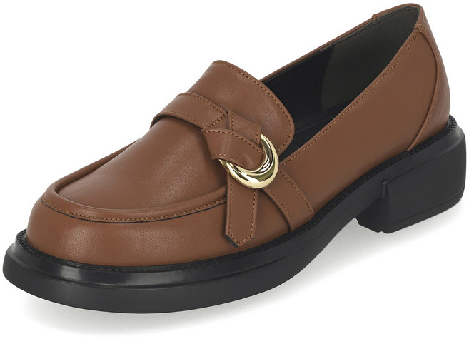 엘칸토 마쯔 여성 경량 스트랩 포인트 로퍼 4cm LCWC49M439