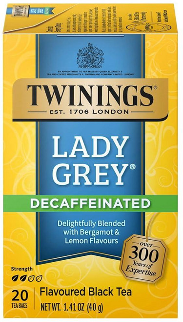 트와이닝 레이디 그레이 티 디카페인 시트러스 홍차 20개입, 2g, 1) 20 Count Pack of 1, 1개, 2g