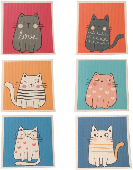 한성 친환경 셀룰로오스 행주 독일행주 빨아쓰는 천연펄프 6개 모음 색상랜덤