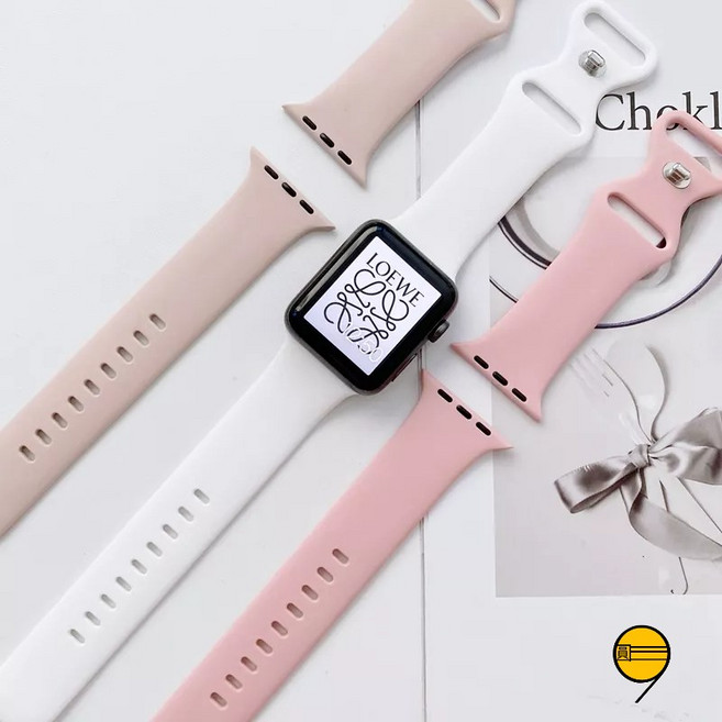 Apple Watch 錶帶 42mm 防水錶帶, 白色, 38/40/41/(S10/S11)42, 1個