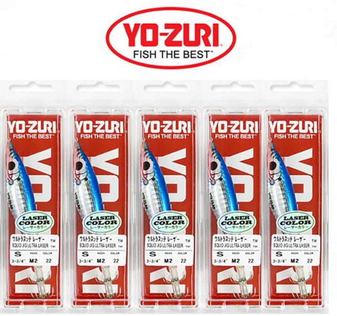 요즈리 정품 울트라 레이저 에기 1022 S-22 블루 5P세트