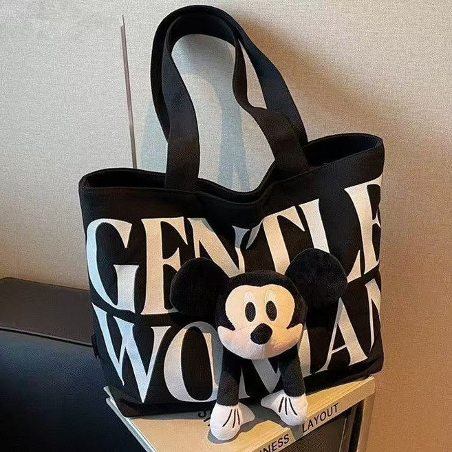 입체 미키마우스 캔버스 대용량 가방 에코백 숄더백