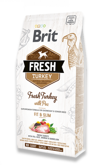 브릿 프레쉬 생육사료 피트앤슬림 터키, 1개, 12kg, 칠면조